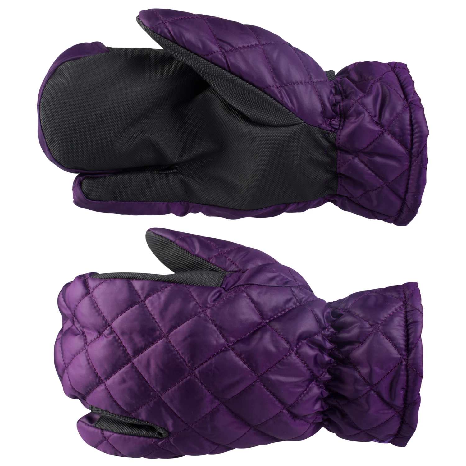 Horze Gesteppte 3-Finger Winterhandschuhe 2 Horze Gesteppte 3-Finger Winterhandschuhe - Image 2