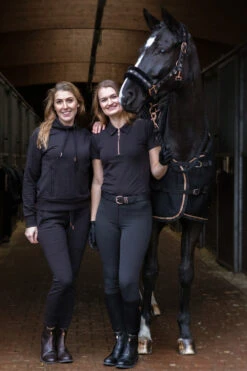 Horze Lianna Reithandschuhe Mit Kunstleder -Reiter's Paradies 31720 bl 05