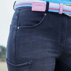 Dublin Shona Damenreithose Mit Kniebesatz In Jeansoptik -Reiter's Paradies 333099 AG 3