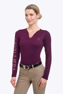 Cavalliera Rose Gold Top, Langärmelig -Reiter's Paradies 334456 APU 1