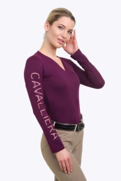 Cavalliera Rose Gold Top, Langärmelig -Reiter's Paradies 334456 APU 3