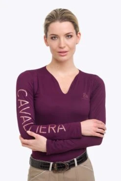 Cavalliera Rose Gold Top, Langärmelig -Reiter's Paradies 334456 APU 6