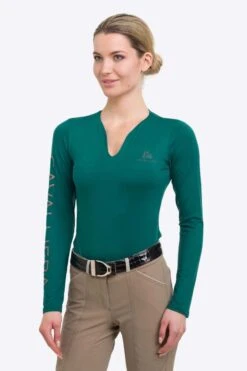 Cavalliera Rose Gold Top, Langärmelig -Reiter's Paradies 334456 EGR 1