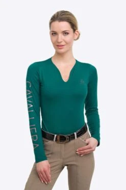 Cavalliera Rose Gold Top, Langärmelig -Reiter's Paradies 334456 EGR 2