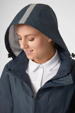 Horze Hazel Langer Damen-Regenmantel Mit Schlitzen -Reiter's Paradies 33503 vdb 06