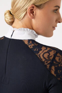 Horze Sylvie Damen Langarm-Turniershirt Mit Spitze -Reiter's Paradies 33530 VDB 6