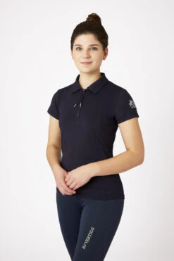 B Vertigo Claudine Damen Kurzarm-Poloshirt -Reiter's Paradies 33532 vdb 02