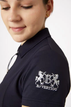 B Vertigo Claudine Damen Kurzarm-Poloshirt -Reiter's Paradies 33532 vdb 06