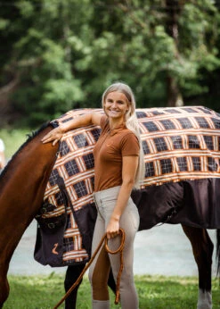 Horze Amy Damen Kurzarm-Poloshirt Mit Baumwollstretch -Reiter's Paradies 33536 rbbr 07
