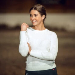 B Vertigo Rachel Damen Strickpullover Mit Zopfmuster -Reiter's Paradies 33543 ewh 05