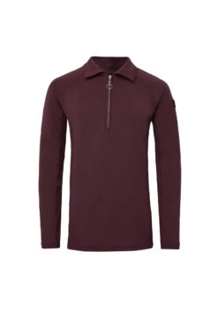 Horze Tiana Damen Poloshirt Mit Langen Ärmeln -Reiter's Paradies 33556 RMBU 1