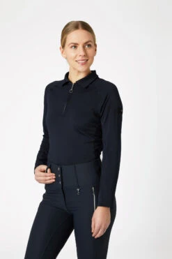 Horze Tiana Damen Poloshirt Mit Langen Ärmeln -Reiter's Paradies 33556 vdb 03