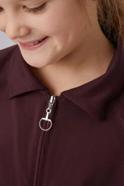 Horze Tiana Kinder Poloshirt Mit Kurzen Ärmeln -Reiter's Paradies 33574 rmbu 06