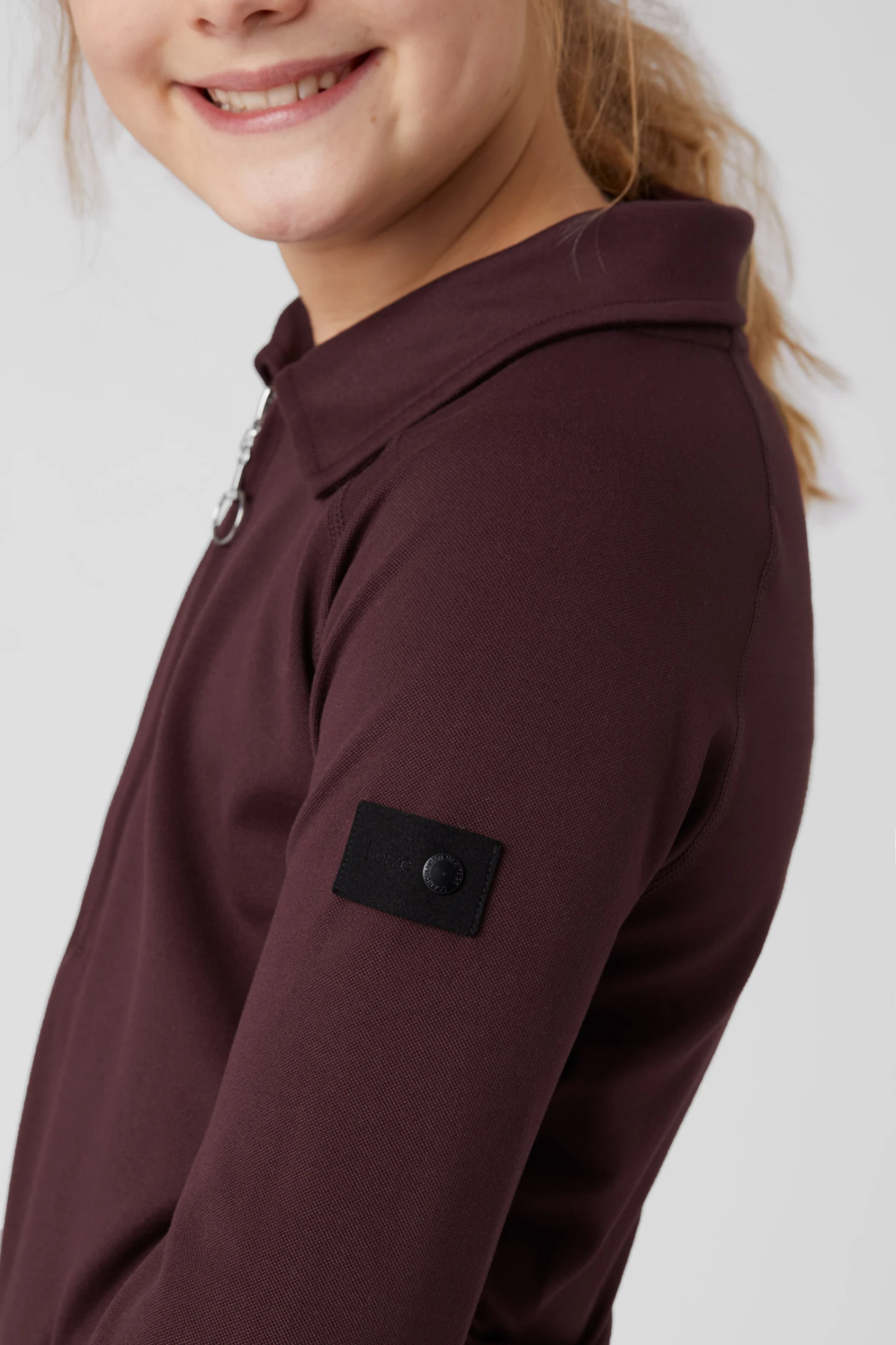 Horze Tiana Kinder Poloshirt Mit Langen Ärmeln 11 Horze Tiana Kinder Poloshirt Mit Langen Ärmeln - Image 11