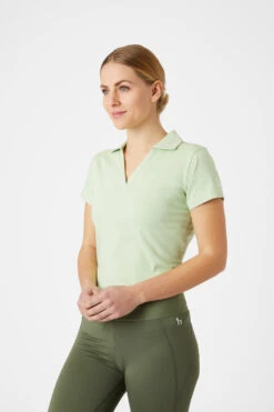 Horze Kia Damen Jersey Poloshirt Mit Rückenprint -Reiter's Paradies 33579 FMGR 3