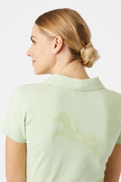 Horze Kia Damen Jersey Poloshirt Mit Rückenprint -Reiter's Paradies 33579 FMGR 6