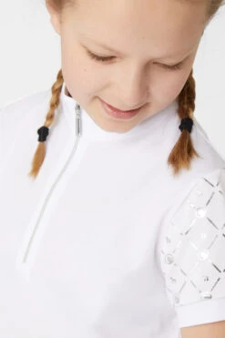 Horze Fia Kinder Trainings-/ Turniershirt Mit Kurzen Ärmeln 37 Horze Fia Kinder Trainings-/ Turniershirt Mit Kurzen Ärmeln -Reiter's Paradies 33588 WH 5