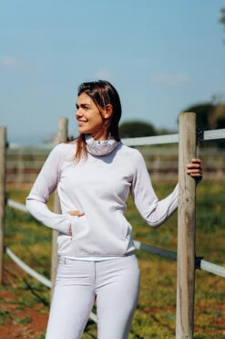 Horze Kaitlin Damen Funktionssweatshirt Mit Blumenkragen -Reiter's Paradies 33595 OHPU 7