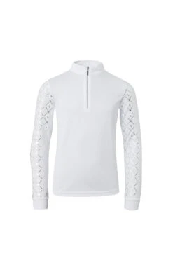 Horze Fia Kinder Trainings-/ Turniershirt Mit Langen Ärmeln -Reiter's Paradies 33598 WH 1