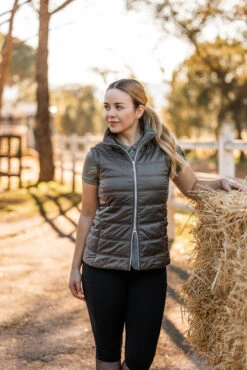 Horze Natalie Damen Reitjacke Mit Abnehmbaren Ärmeln -Reiter's Paradies 33601 734 11