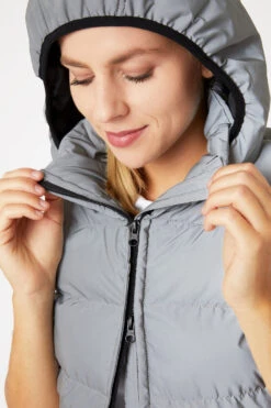 Horze Damen Reflektierende Steppweste -Reiter's Paradies 33612 rsi 06