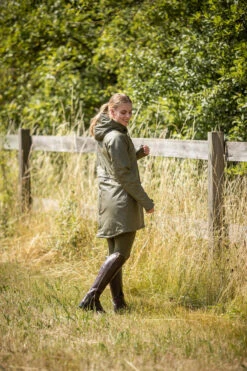 Horze Dania Damen Winter Regenmantel Mit Fleecefutter -Reiter's Paradies 33636 DOGR 7