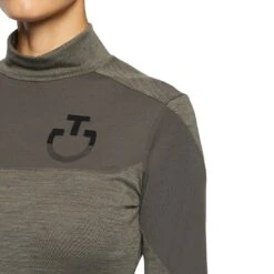 Cavalleria Toscana Tech Wool Velvet Logo Rollkragen -Reiter's Paradies 336845 G 4