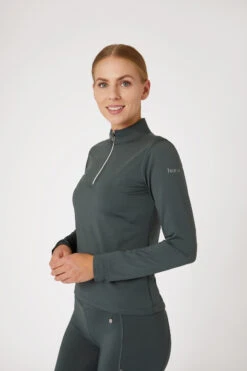 Horze Luminox Damen Funktionsshirt Mit Langen Ärmeln -Reiter's Paradies 33721 UDGR 2