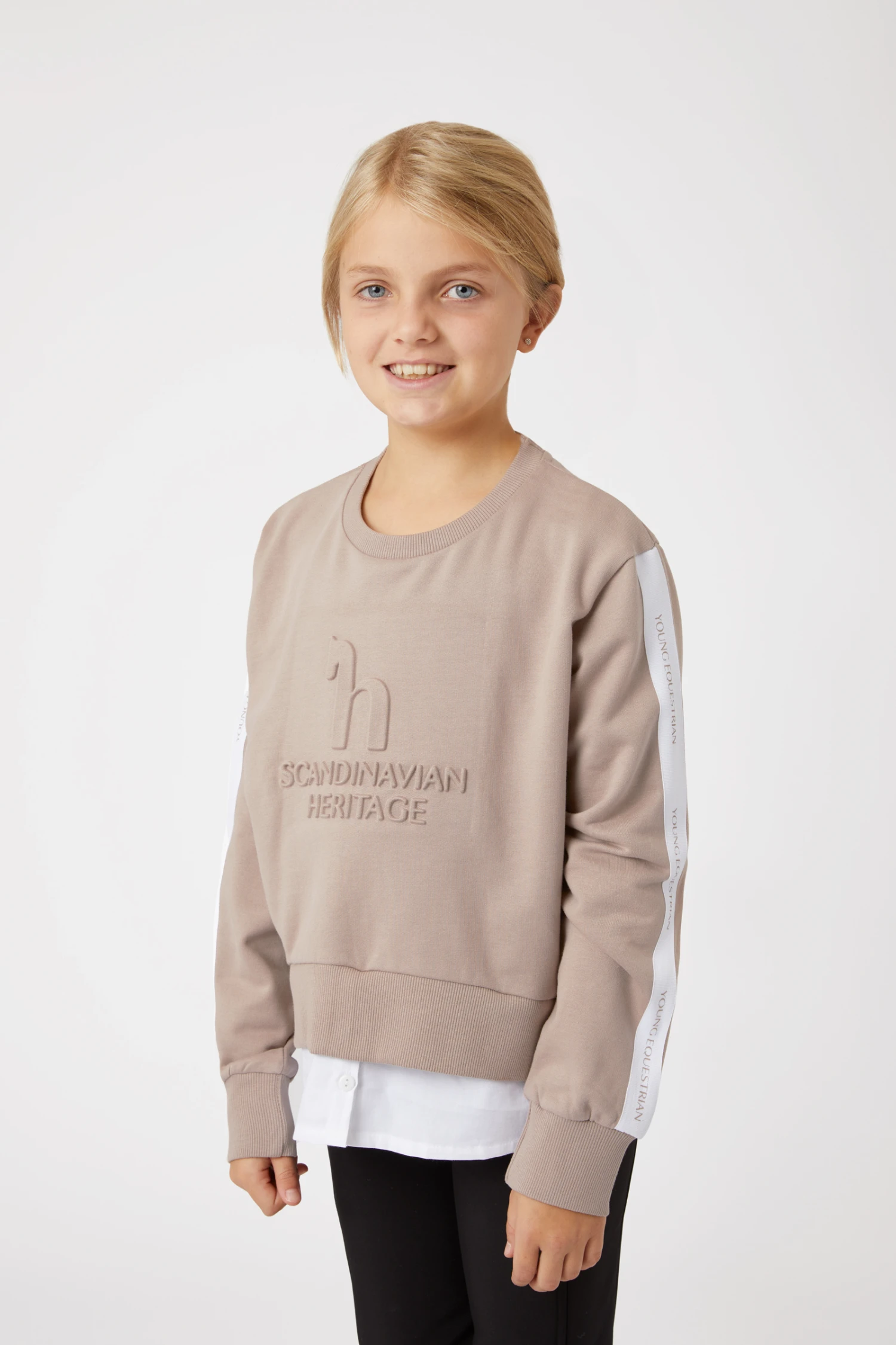 Horze Leighton Teens Sweatshirt Mit Bluse 2 Horze Leighton Teens Sweatshirt Mit Bluse - Image 2