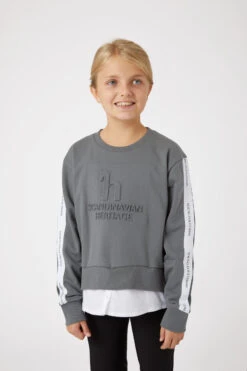 Horze Leighton Teens Sweatshirt Mit Bluse 22 Horze Leighton Teens Sweatshirt Mit Bluse -Reiter's Paradies 33722 UDGR 2