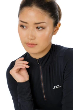 AA CleanCool Langarmshirt Mit Halbem Reißverschluss 20 AA CleanCool Langarmshirt Mit Halbem Reißverschluss -Reiter's Paradies 337265 DB 2