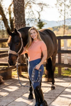 Horze Zola Damen Stretch Polo Shirt -Reiter's Paradies 33748 346 08