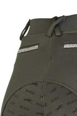 Schockemöhle New Glossy Style Damen Reitleggings Mit Vollgrip -Reiter's Paradies 337493 OGR 3