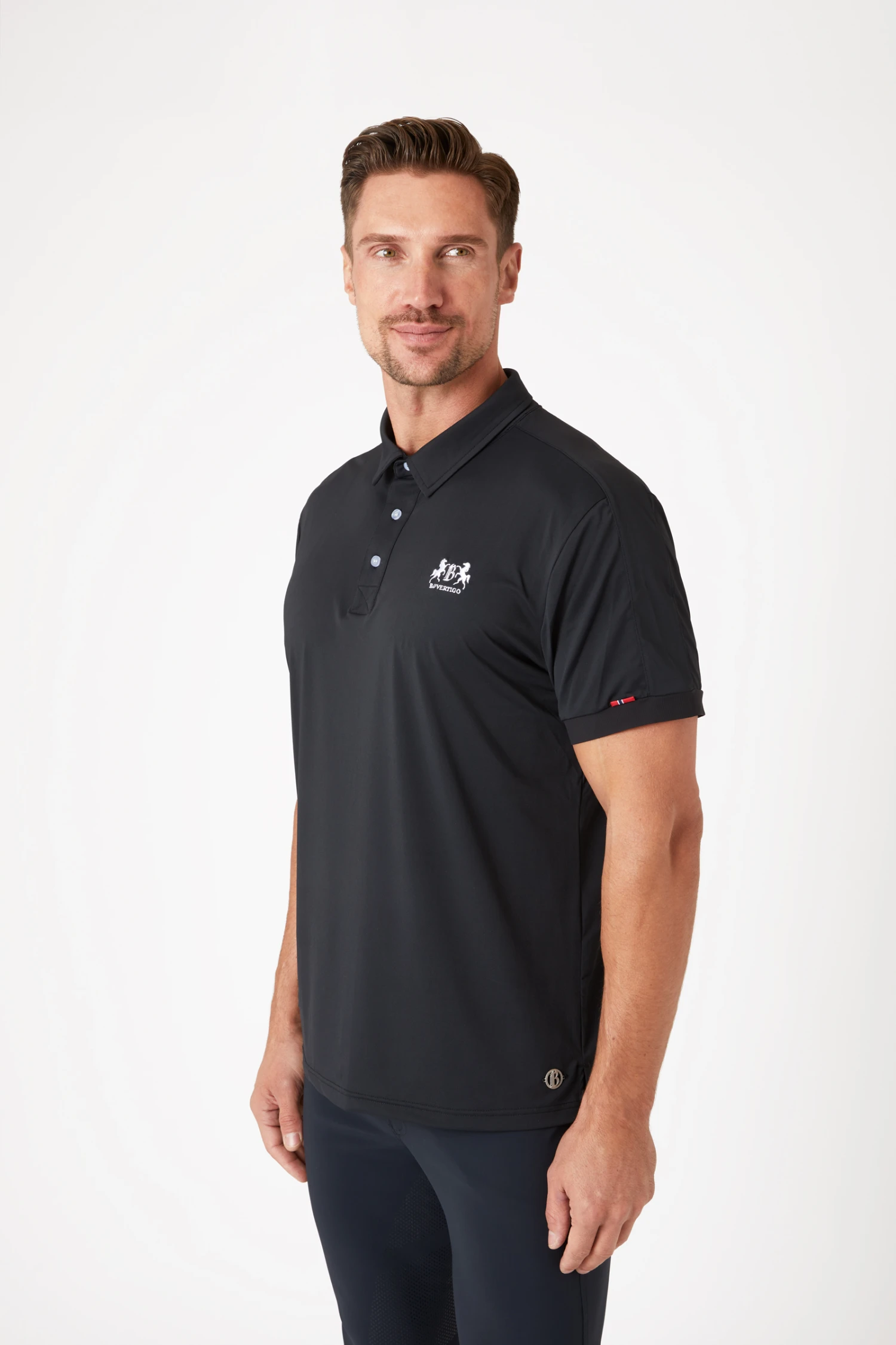 B Vertigo Flynn Herren Funktions Polo Shirt 2 B Vertigo Flynn Herren Funktions Polo Shirt - Image 2