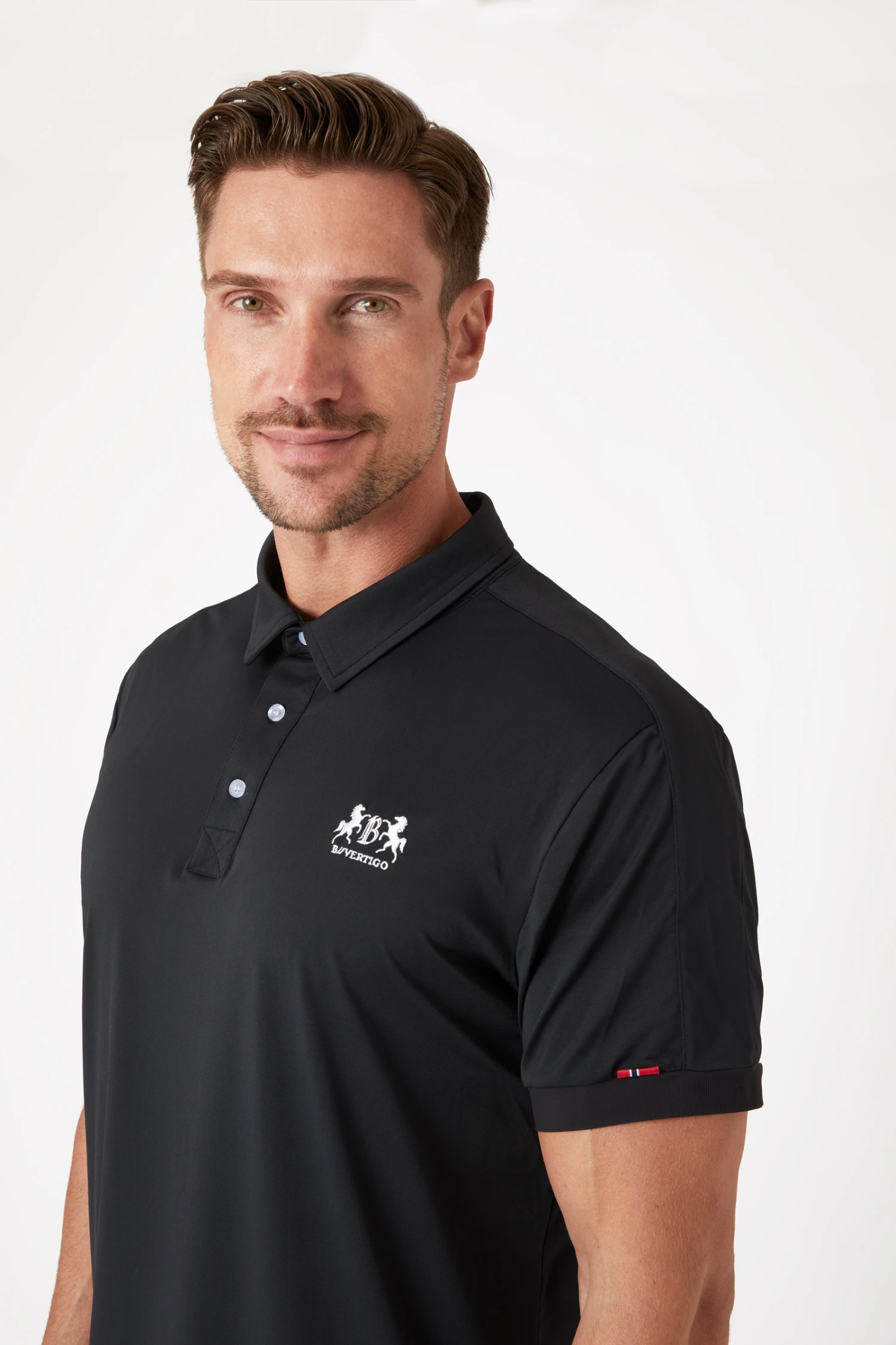 B Vertigo Flynn Herren Funktions Polo Shirt 5 B Vertigo Flynn Herren Funktions Polo Shirt - Image 5