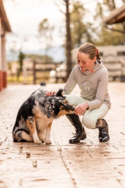 Horze Chloe Kinder Funktions Hoodie Mit Logo Print -Reiter's Paradies 33756 705 07