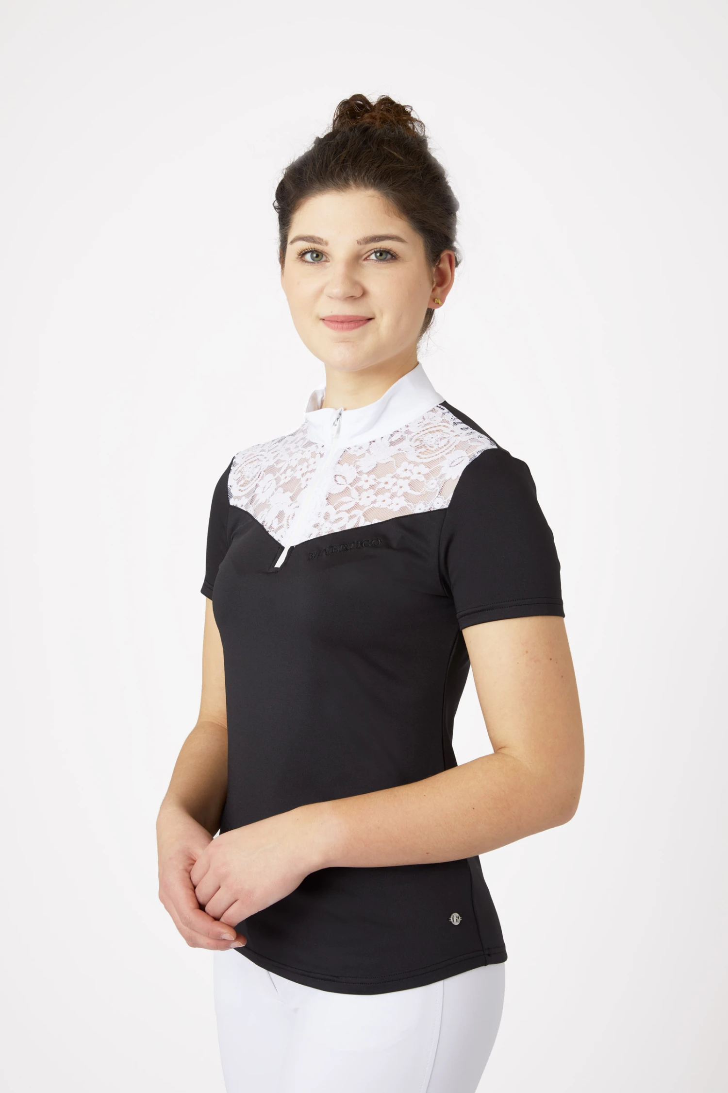 B Vertigo Kayla Damen Tuniershirt Mit Spitze 2 B Vertigo Kayla Damen Tuniershirt Mit Spitze - Image 2