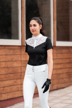 B Vertigo Kayla Damen Tuniershirt Mit Spitze 19 B Vertigo Kayla Damen Tuniershirt Mit Spitze -Reiter's Paradies 33766 590 07