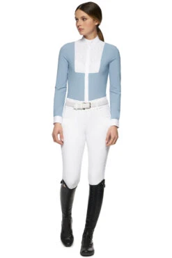 Cavalleria Toscana Damen Turnier Langarmshirt Mit Latz -Reiter's Paradies 338472 LB 3