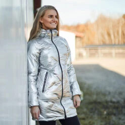 LIMITED EDITION - Horze Sophia Wasserdichte Damen Winter Reitjacke -Reiter's Paradies 34005LE SI 4