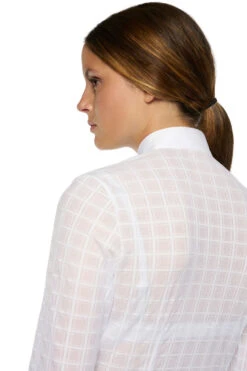 Cavalleria Toscana Pleated Damen Langarm Turniershirt -Reiter's Paradies 340265 WH 5