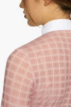 Cavalleria Toscana Pleated Damen Langarm Turniershirt -Reiter's Paradies 340265 WH PI 4