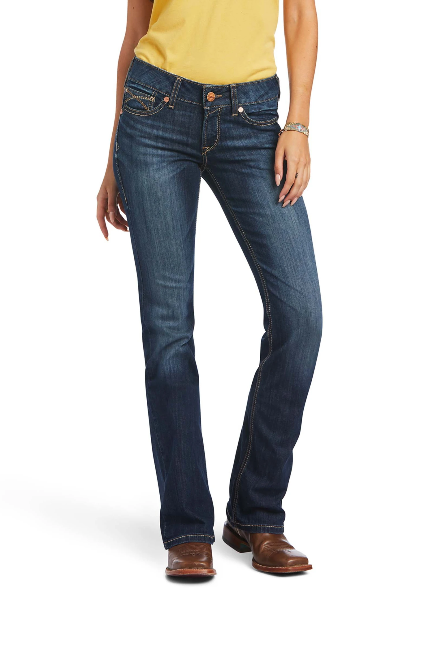 Ariat Vicky Mid Rise Arrow Fit Boot Cut Damenjeans 3 Ariat Vicky Mid Rise Arrow Fit Boot Cut Damenjeans – Bild 3