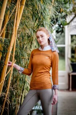 AA Aria Perforierter Damenpullover -Reiter's Paradies 341835 GBR 3