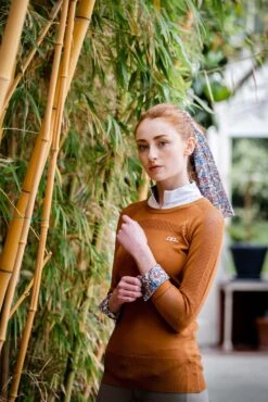 AA Aria Perforierter Damenpullover -Reiter's Paradies 341835 GBR 4