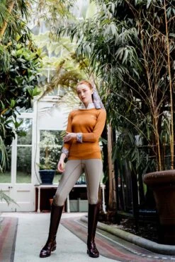 AA Aria Perforierter Damenpullover -Reiter's Paradies 341835 GBR 5