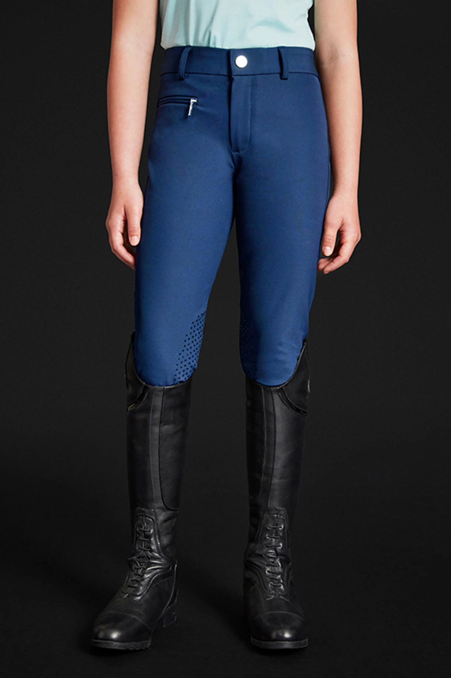 Mountain Horse Crown Kinderreithose Mit Kniebesatz 3 Mountain Horse Crown Kinderreithose Mit Kniebesatz - Image 3