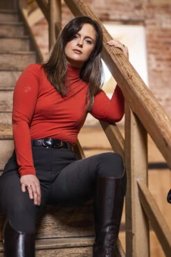 LeMieux Liberté Damen Base Layer Mit Stehkragen -Reiter's Paradies 342148 SOR 5