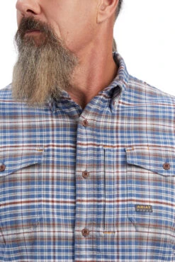 Ariat Rebar Flannel DuraStretch Herren Arbeitshemd -Reiter's Paradies 344569 ALG 3