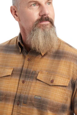 Ariat Rebar Flannel DuraStretch Herren Arbeitshemd -Reiter's Paradies 344569 SLBR 3